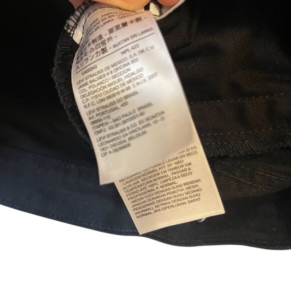 LEVI'S| Original Trucker Jacket Like New condition SZ XS BLK - Picture 8 of 9